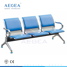 Cadeiras do hospital da sala de espera da placa de aço de laminação a frio AG-TWC002 para pacientes